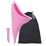 💖👍【Fácil de Limpiar】Limpiar el Urinario para Mujeres es tan fácil como agitarlo y lavarlo con agua o agua jabonosa. Reutilizable, respetuoso con el medio ambiente y saludable.