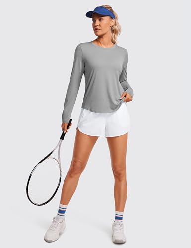 Image of CRZ YOGA Lightweight Crewneck Long Sleeve Top