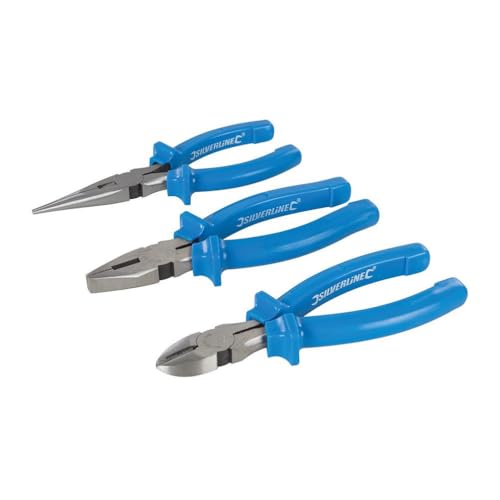 Silverline Tools 427610 - Juego de alicates, 3 pzas (160 mm)