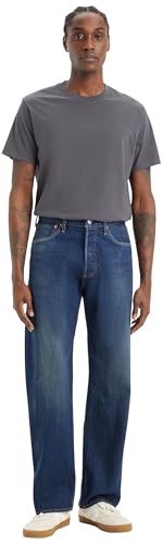 Levi's Herren Jeanshose 501 Original mit Knopfleiste, Straight Fit, It's Time to Go Stretch, W34/L34 – Ansicht 2