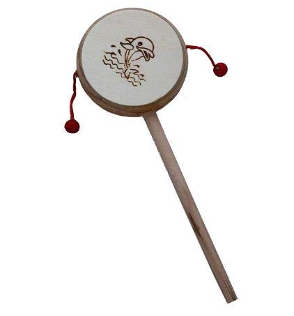WEBBEE CRAFT Wooden Rattle Drum Instrument for Baby Music Toy for Child 1pcs (B07VBT2QDG) Amazon Price History, Amazon Price Tracker