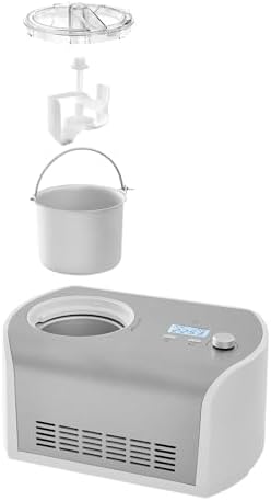 Bild 4 - SPRINGLANE Eismaschine Elli 1,2 L mit selbstkühlendem Kompressor 135 W, Eiscrememaschine aus Edelstahl mit entnehmbarem Eisbehälter, inkl. Rezeptheft