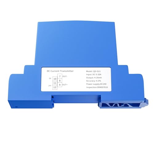 Transmetteur de courant CC 24V convertisseur d'entrée DC 0-10A vers sortie 0-10V stable
