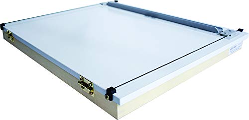 Prancheta Portátil com Régua Paralela e Regulagem da Inclinação, Trident 5000, Branco, Formato A3