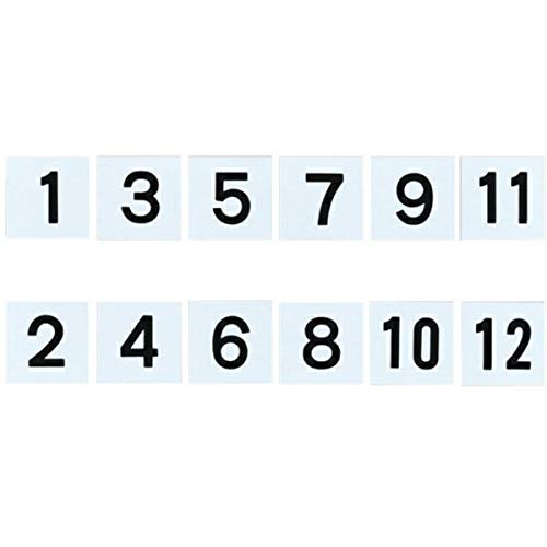 日本緑十字社 KS-Dフダ 1 クロ スチールケース用札 KS-D札 1 黒228041