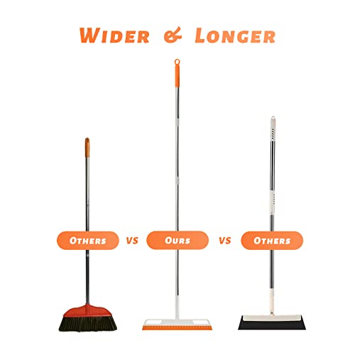 Multifunction Magic Broom Sweeper 4-1 Extral Long Handle Silicone Floor Squeegee Broom No Bristles Excelent For Flat Floor And Especial Good Job For Pet Hair Remover #TOP4