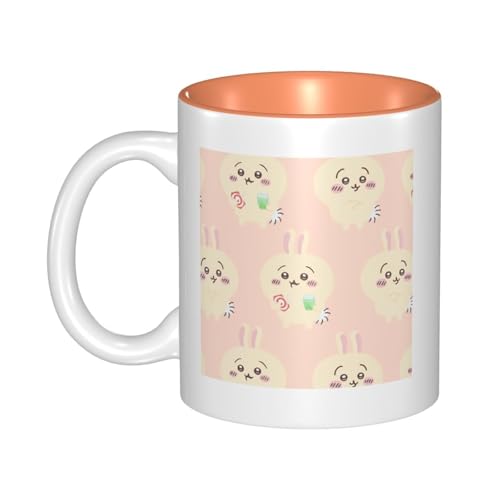 マグカップ ちいかわ うさぎ コーヒーカップ 陶磁器 ミルクコップ おしゃれ 持ちやすい 耐熱 耐冷 人気 かわいい プレゼント 母の日 記念日 電子レンジ対応 330ml
