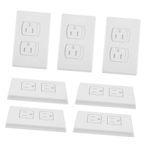 RORPOIR 10pcs Baby Proofing Outlet Covers Child Safety Socket Plugs Abs Insulated Self-Closing Design Easy Install