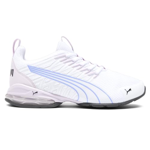 PUMA Womens Voltaic Evo Cross Trainer, PUMA Womens White-Blue Skies, 8