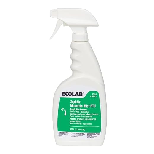 Ecolab 12043 ZephAir Mountain Mist Air Freshener, Commercial-Grade Room Freshener, 32oz Spray (Each)