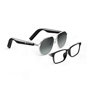 Soundcore by Anker, Frames Tour Bluetooth Audio Smart Glasses with Cafe Interchangeable Frame, Open Ear Surround Sound…