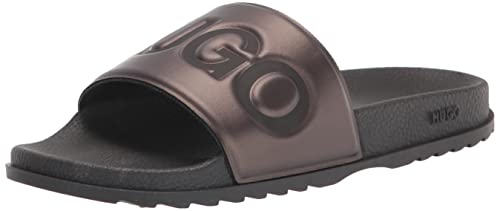 Image of HUGO mens Big Logo Slide Sandals