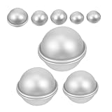 UTHCLO 16 Stück Teiliges Badekugelformen aus Langlebiger Aluminiumlegierung Praktische...