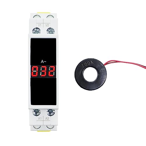 Voltmètre ampèremètre herzomètre AC80-500V 100A avec écran LED précis et boîtier compact