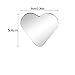 2PCS Blind Spot Mirrors for Suzuki Swift 2017-2020, Car Side Mirror Blindspot, Auto Rear View Mirror Adjustabe Angle, Car Accessories,Heart shape