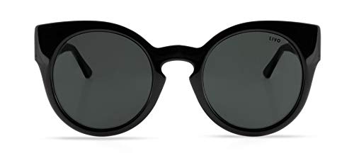 Óculos Leah Solar Preto, Livo