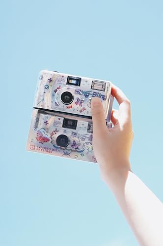 Image of Retocolor Bling-Bling 400 35mm Disposable Film Camera 27EXP, ISO400, Color Negative Film, Focus Free, Easy to Use, Built in Flash, Single Use (Film and Battery Included)