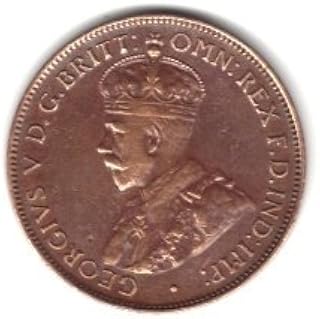 1934 Australia Half Penny Coin KM#22