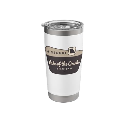 Lake of the Ozarks State Park Missouri Welcome Sign Souvenir Stainless Steel Insulated Tumbler