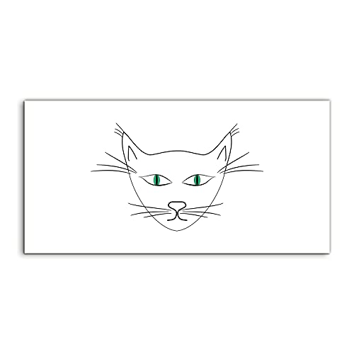 Tableau acrylique chat 100x50cm Coloray pour raviver un mur vide sans éclat