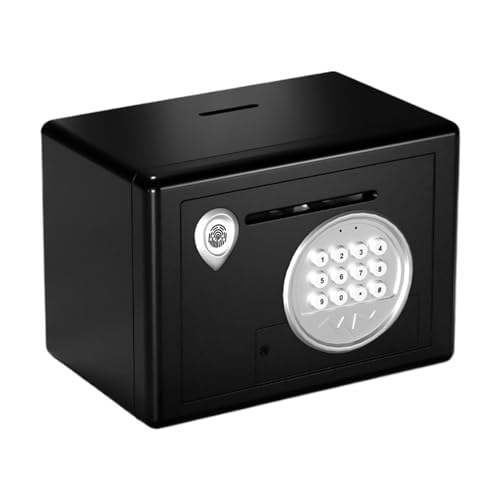 Hucha - Caja fuerte con bloqueo de contraseña de 650 g, Hucha electrónica, Bóveda de almacenamiento de dinero digital | Soporte seguro para efectivo para niños, niñas, dormitorio, sala de estudio, dor