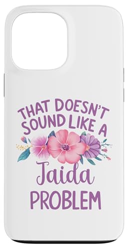 Jaida Personalized Cute Flower Girls Jaida Name スマホケース iPhone 13 Pro Max 用