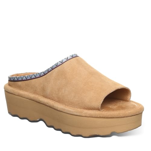 BEARPAW Women's Navigate Iced Coffee Sandal Size 7