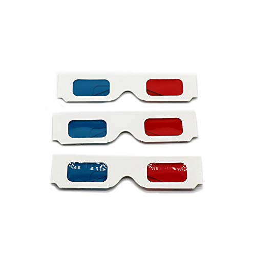 Amazon | 30本セット 3dメガネ 映画鑑賞 3D赤青メガネ シンプル 