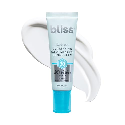Image of Bliss Block Star Clarifying Mineral Sunscreen SPF 30 - 1.4 Oz - Skin-Loving
