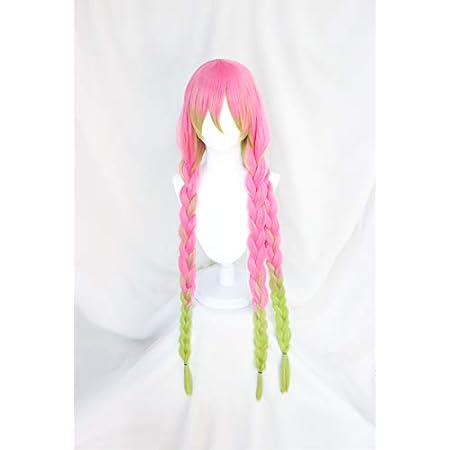 Amazon 即納品 ラベンダー 甘露寺蜜璃 かんろじ みつり ウィッグ コスプレ道具 コスプレ 仮装 通販