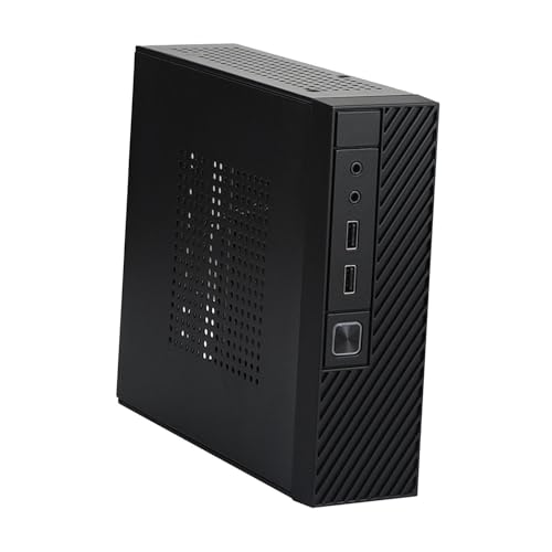 Caja para computadora pequeña M06 que ahorra espacio en escritorios con chasis robusto 6