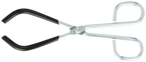 Humboldt H-23422 Cadmium Plated Beaker Tongs with Plastisol Coated Jaws for 50mL to
