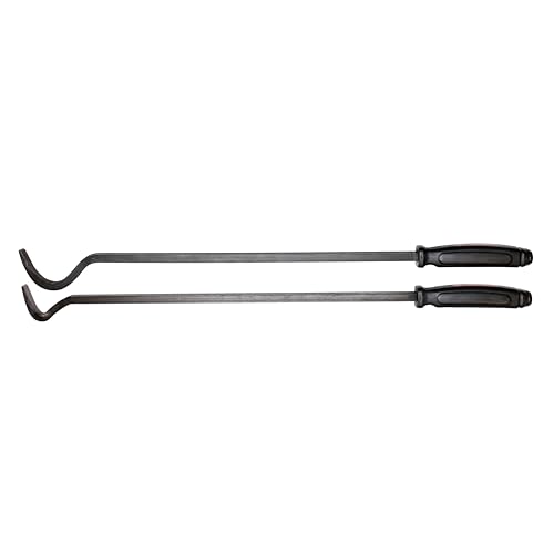 Image of Mayhew 61361 Dominator Specialty Pry Bar Set, 2-Piece | Set of 30 inch Die Bar & 30 inch Modified Rolling Head Pry Bar