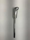 12' Chrome Shifter Shaft Extension with Lower Gearshift Cover and Shift Knob
