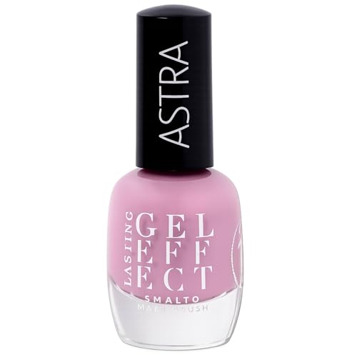 Astra Smalto Unghie Lasting Gel Effect 12 ml – Effetto Gel Lucido, Plumping Volumizzante, Lunga Durata, Brillantezza Intensa (82 Bubble Blush 1)