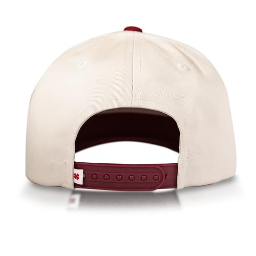 Image of Lucky Brand Snapback Hat | Adjustable | Baseball Cap | Retro | American Heritage | 5 Panel Design | Cotton Canvas