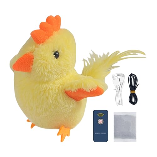 Juguetes interactivos para gatos con sensor de tacto y pajaro aleteador recargable 7
