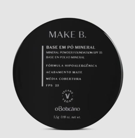 O Boticário - Base em Pó Mineral Cor 20 Make B. 5,5g