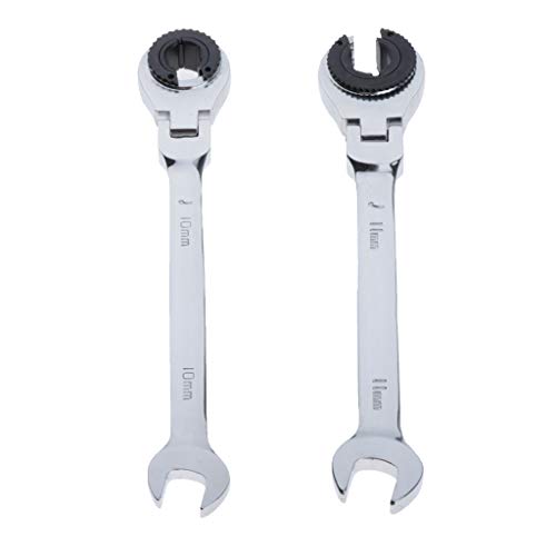 LOVIVER 2x Chaves De Chave De Catraca Para Tubos Cabeça Flexível 72