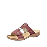 Rieker Damen Frühjahr/Sommer 60829 Pantoletten, Rot (Wine / 35), 39 EU