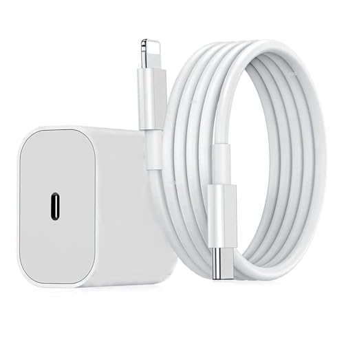 Image of 20W Fast Charger Adapter with USB C to Lightning Cable Compatible with iPhone 14 /14Plus /14Pro /14Pro max 13 /13Pro /13Pro max 12 /12Pro /12 /11 /X /Xr Series & More BIS Certified. 1 Year Warranty