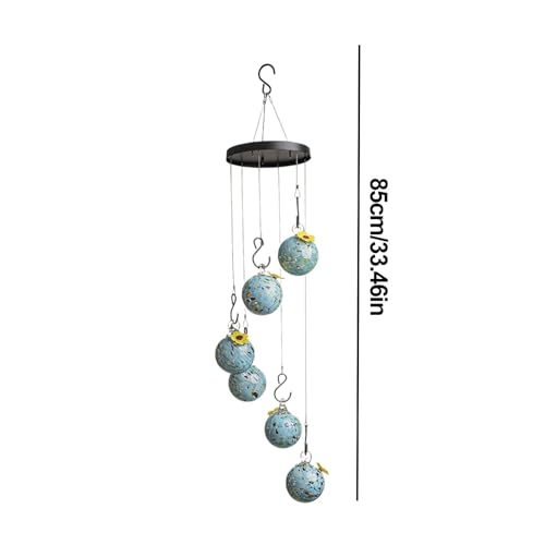 Feeder de nectar à oiseaux en verre soufflé de haute qualité pour jardin