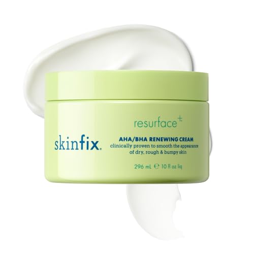 Skinfix AHA/BHA Renewing Body Cream - 10 oz - Skin-Softening Moisturizer with Gentle Exfoliation - Boosts Glow & Radiance - Vegan, Cruelty Free