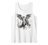 St Michael the Archangel in Tattoo Style Christian Tank Top