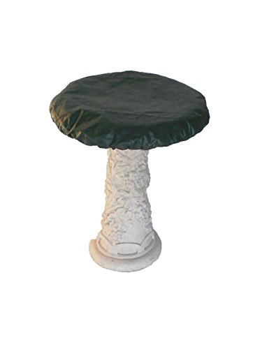 Bosmere Weatherproof Bird Bath Cover for 18" to 21" Diameter Bowl, Green