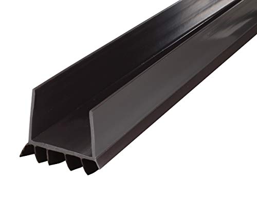 M-D Building Products 43337 M-D U-Shape Under Door Seal, 36 in L X 2-1/4 in W X 1-1/2 in H, 1-3/4 in Thick, Vinyl