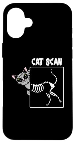 Cat Scan CT Funny Cat X Ray Pun Meme Rad Tech �L�D�� �X�}�z�P�[�X iPhone 16 Plus �p