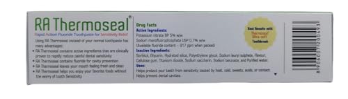 Thermoseal R A - Tube of 100 gm Paste - potassium nitrate toothpaste, sensitive teeth, dentin hypersensitivity, desensitizing toothpaste - Image 3