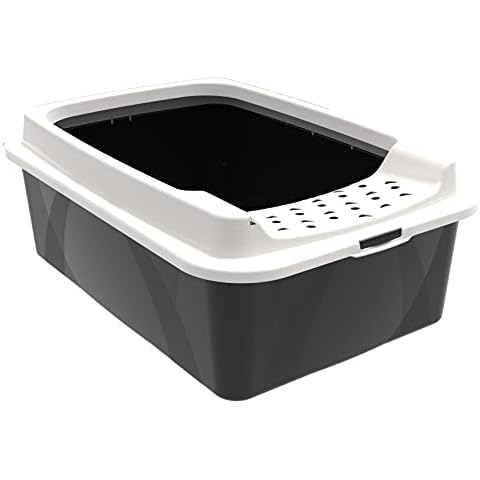Rotho MyPet Eco Bonnie - Arenero para Gatos con Entrada Superior Cover