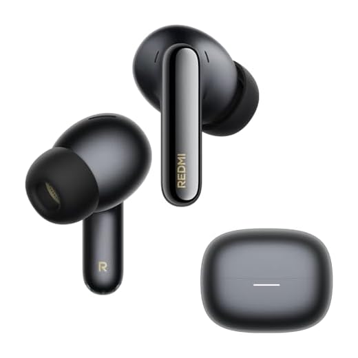 سماعات شاومي ريدمي بودز 8 برو، لاسلكية بتقنية بلوتوث، خاصية إلغاء الضوضاء النشطة 55 ديسيبل، ثلاثية المحركات، صوت عالي الدقة بتقنية هاي فاي، صوت دولبي، عمر بطارية يصل إلى 33 ساعة، بلوتوث 5.4، مقاومة للماء والغبار بمعيار IP54، لون أسود
